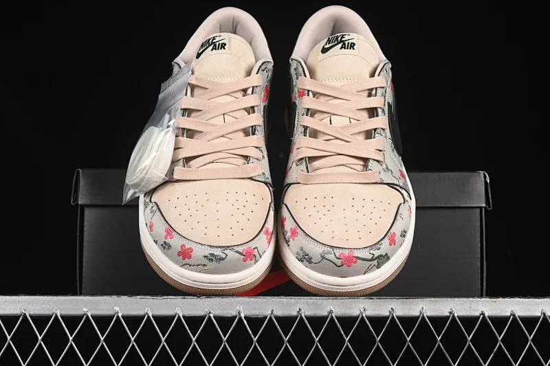 All categories Air Jordan Jordan series basketball shoes Air Jordan 1 Low Rui Hachimura x Air Jordan 1 Low OG "Oatmeal" AJ1 Joe 1 Hachimura co-branded low-top cultural casual sneakers HV8293-100